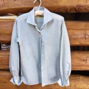 Paul Stuart cotton shirt with French button cuff